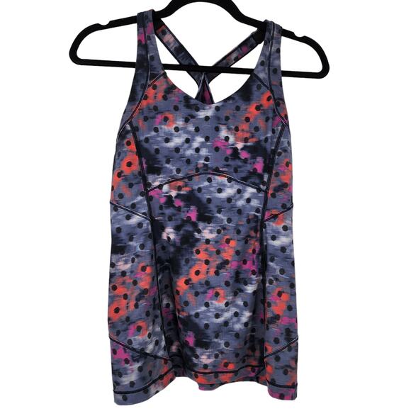 Lululemon Luxetreme Shelf Bra Hip Length Kanto Catch Me Purple Tank Top Size 6 - Picture 1 of 4